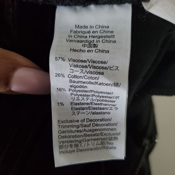 Madewell Roadtripper Jeans Women Size 26 Black Stretch Cotton Blend Mid-Rise - Picture 8 of 9